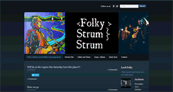 Desktop Screenshot of folkystrumstrum.com